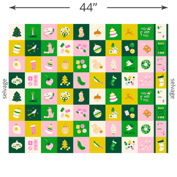 Merry Happy Panel in Verdant