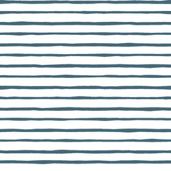 Artisan Stripe in Lake on White