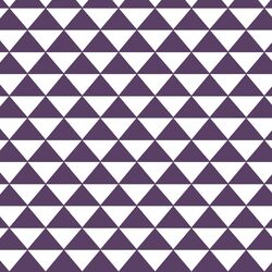 Triangle Mosaic in Aubergine
