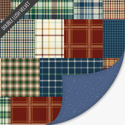 Plaid-Venture Club Double Lush Velvet
