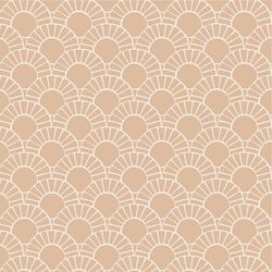 Mosaic Sun Tile in Appleblossom