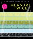 Measure Twice Ribbon Panel in Cool