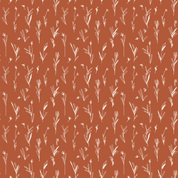 Woodland Garden in Burnt Sienna