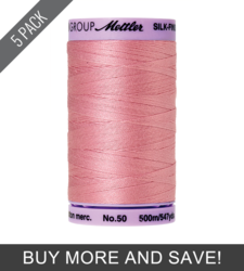 Rose Quartz (9104-1057) - Silk Finish Cotton 50wt - 547 Yards (5 Pack)