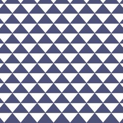 Triangle Mosaic in Indigo