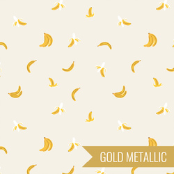 Bananas in Cream Metallic