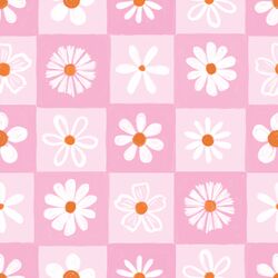 Large Daisies in Purple Orchid