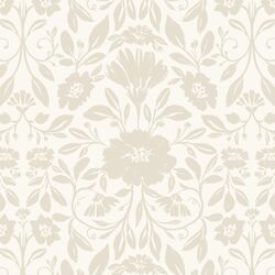Fleury Tile in Oat on Ivory