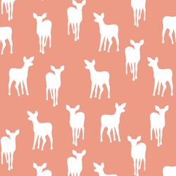 Fawn Silhouette in Grapefruit