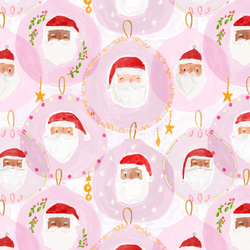 All The Santas in Pink