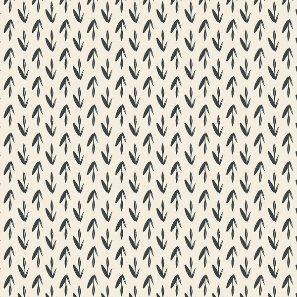 Pressed Leaves in Cream
