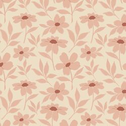 Large Fresh Floral in Blush