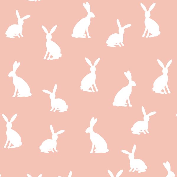 Cottontail Silhouette in Petal
