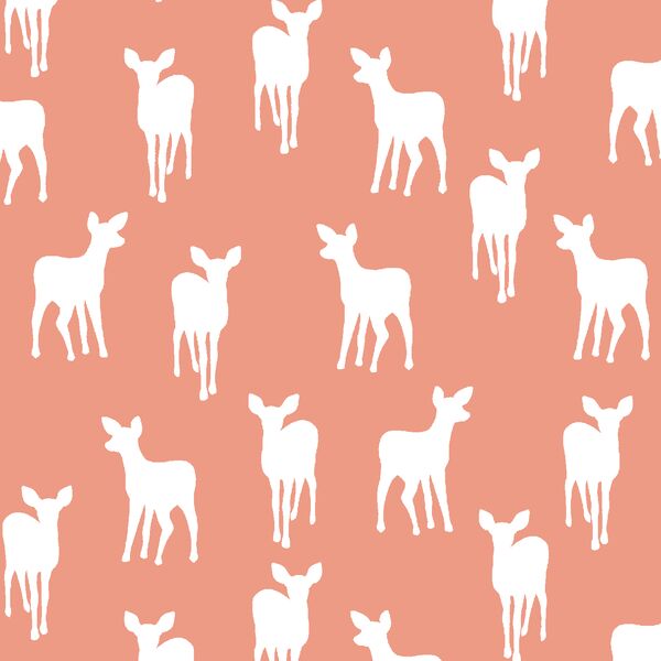 Fawn Silhouette in Grapefruit