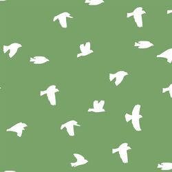 Flock Silhouette in Pistachio