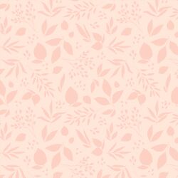 Leaves Silhouette in Light Pink