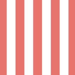 Play Stripe in Living Coral