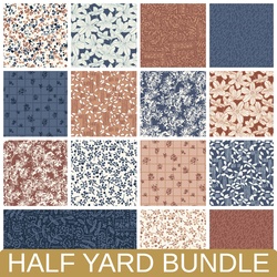 Sienna and Indigo Half Yard Bundle