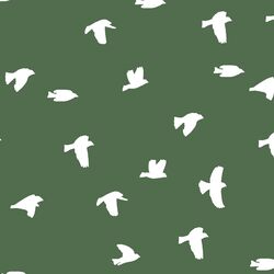 Flock Silhouette in Kale