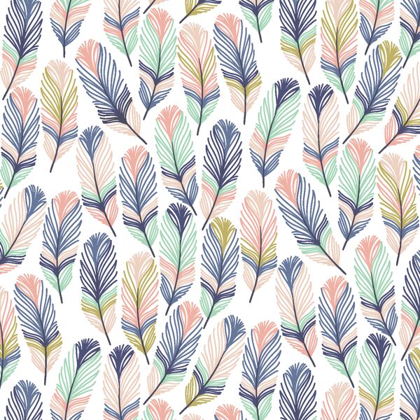 Feathers in Mariner Glimmering Shores