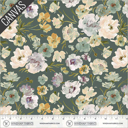 Ranunculus Canvas in Moss