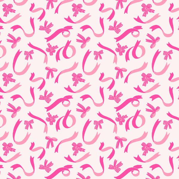 Ribbons and Bows in Candy Pink