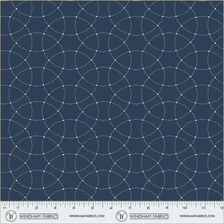 Intersecting Circles in Navy