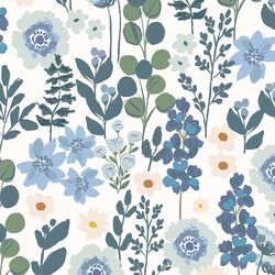 Blue Garden in Blooming