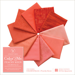 Color Me Fat Quarter Bundle in Peachy Keen