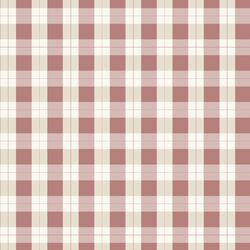 Country Gingham in Dusty Rose Pink