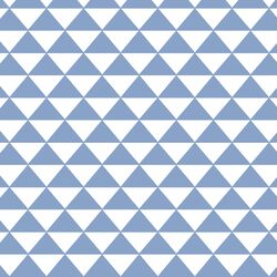 Triangle Mosaic in Cornflower
