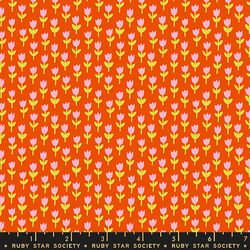 Tulips in Warm Red