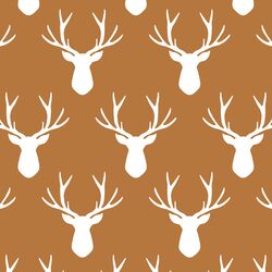 Stag Silhouette in Ginger