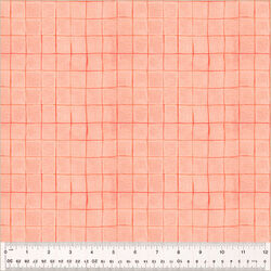 Drawn Plaid in Salmon