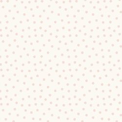 Tossed Polka Dot in Sweet pink on Cream