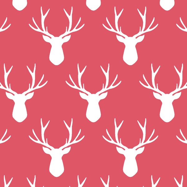 Stag Silhouette in Passion