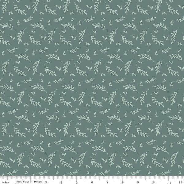 Foliage in Teal