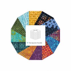 Expressions Batiks Fat Quarter Bundle in Echoes Electric Pulse B