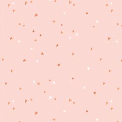 Gold Stars in Pink