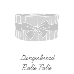 Gingerbread 2.5" Strip Roll