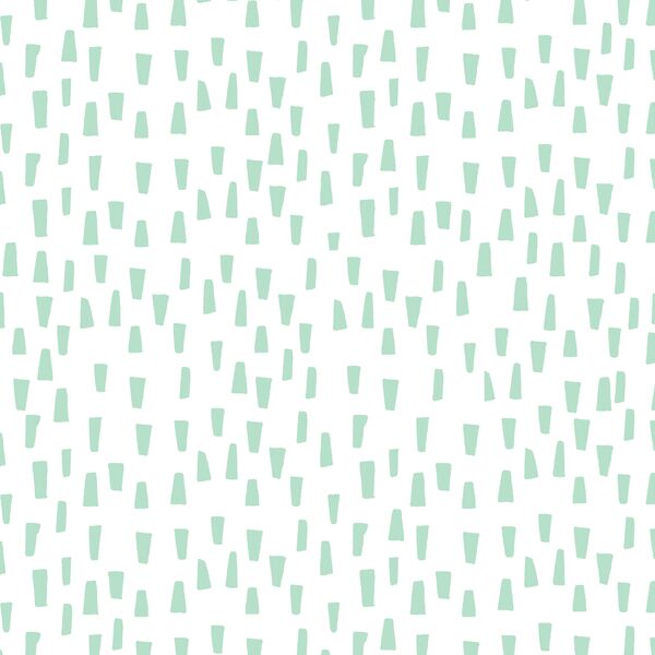 Spines in Mint Kiss on White