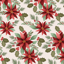 Christmas Poinsettia in Merry