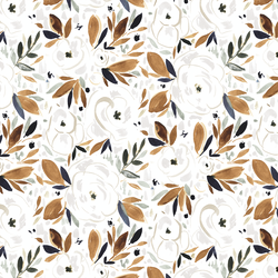 Alma Floral in White