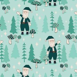 Santa Claus in Crystal Aqua
