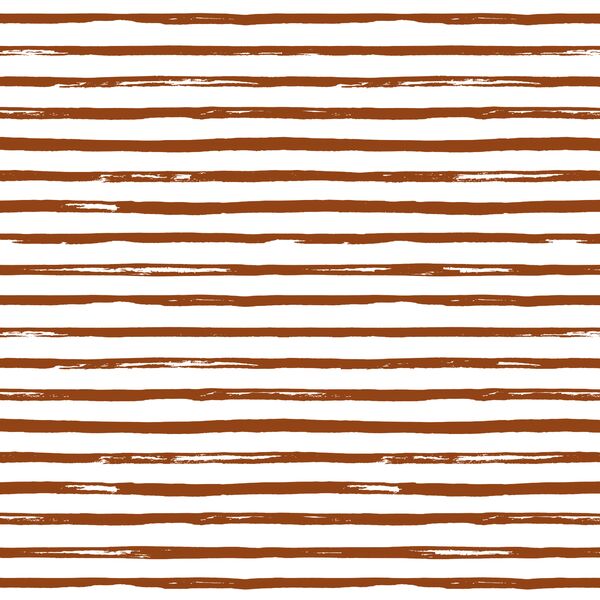 Watercolor Stripes in Cinnamon