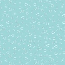 Starry Starry Night in Aqua Sky