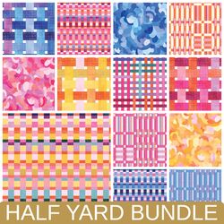 Pop and Plaids Half Yard Bundle
