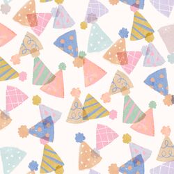 Party Hat in Bright Pastel