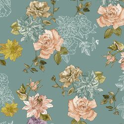 Dahlia Rose in Dusty Aqua