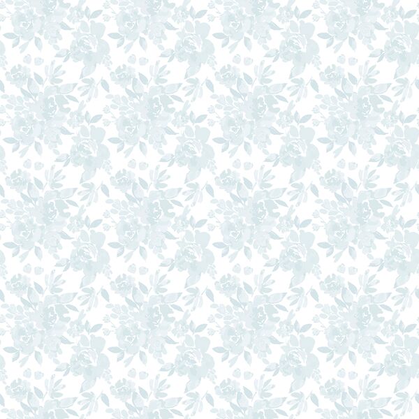 Small Royal Garden in Soft Blue